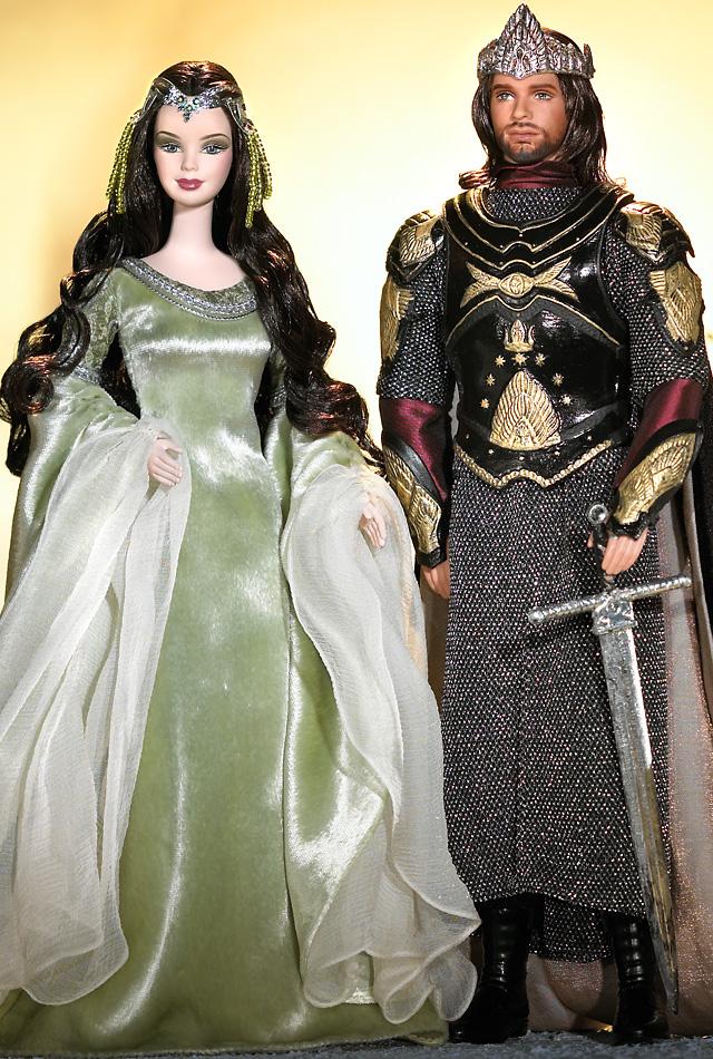 Arwen and Aragorn in The Lord of the Rings